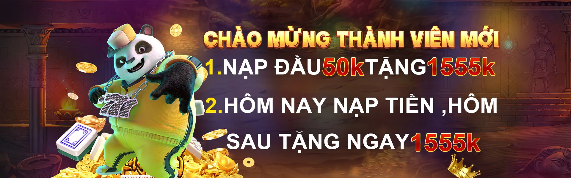 Banner chính f1686 top với hình ảnh các trò chơi casino và giải jackpot lớn